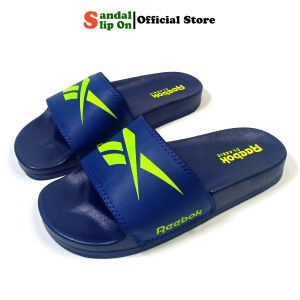 Sendal Slop sandal selop Casual Reeb0k pria wanita slip on warna Navy List Hijau stabilo premium