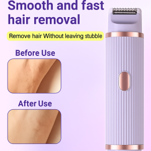 Hair Removal Scraper Non-abrasive Trimming Shaver Slim Comfort Close to the Skin Dust Cover