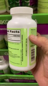 Tăng tuần hoàn máu não Ginkgo Biloba Trunature 120mg 340 viên - Bảo vệ tế bào thần kinh trong trường hợp thiểu năng tuần hoàn não hay tiếp xúc với chất gây ngộ độc thần kinh- Cải thiện trí nhớ và sự thiếu tập trung.