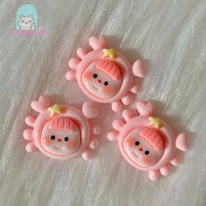 [FREE SHIP] Crocs Jibbitz Sticker gắn dép Hình Loopy hóa trang 12 cung hoàng đạo - Có Nút Gắn