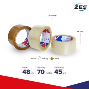 LB70 - Lakban  Serbaguna Untuk Packing Daya Rekat Kuat Berkualitas