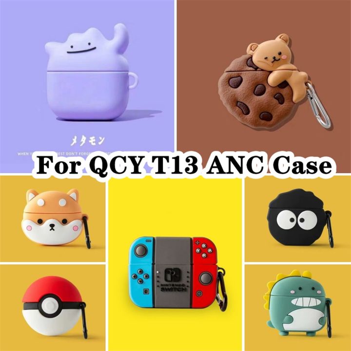 READY STOCK! For QCY T13 ANC Case Trendy Cartoon Series for QCY T13 ANC ...