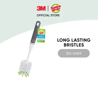 3M™ Scotch-Brite® Bottle Brush Long Lasting Bristles 1 pc/pack For cleaning water bottles glass tumblers & jugs