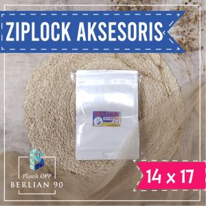 Plastik Ziplock 14x17 - Plastik Klip Aksesoris - Plastik Klip Putih ZIpper Plastik Ziplock / Plastik Baju/Plastik Clip/ Plastik KlipPacking Baju Murah