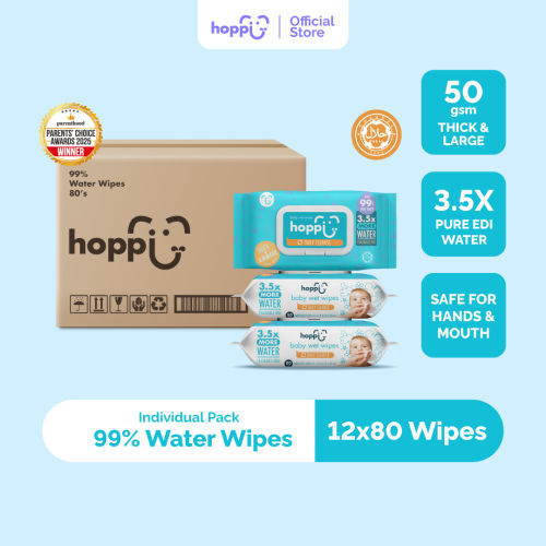 Hoppi Baby Wipes 80 vs Pigeon & Pureen: Pilihan Terbaik untuk Kulit Bayi Sensitif?