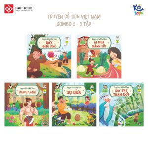 [NHẬP MÃ LAZSOCIAL50K]  Truyện Cổ Tích Việt Nam (Song Ngữ Việt - Anh) – Đinh Tị