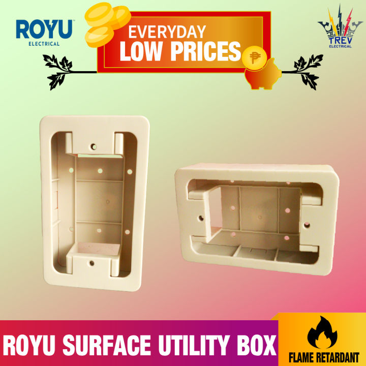 Royu Modular Utility Box TREV Royu Surface Utility Box RUB2 | Lazada PH