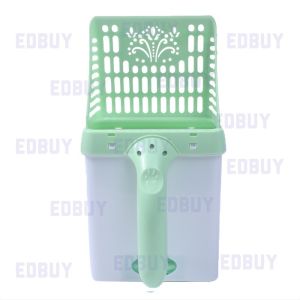 Mountain Village Rice Girl CATTO Handy Kitten Sand Waste Shovel Plastic Cat Litter Scoop Clean Tool Cat Litter Box Pet Litter Scoop Pasir Kucing