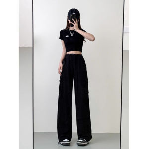 MONICA  cargo celana panjang kekinian korean fashion kasual highwaist loose cargo celana celana cargo wanita celana kulot celana joger wanitawanita