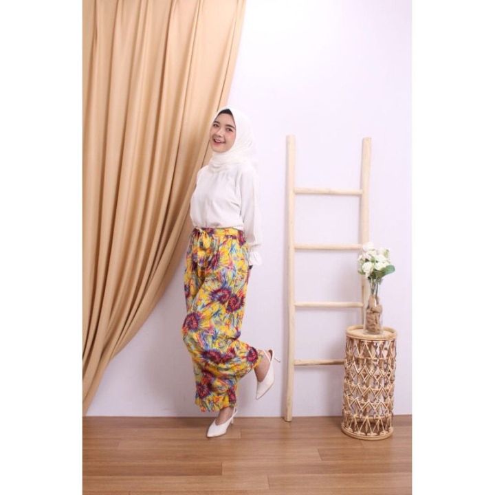 CULOTTES FIREWORK CELANA KULOT WANITA MOTIF Lazada Indonesia