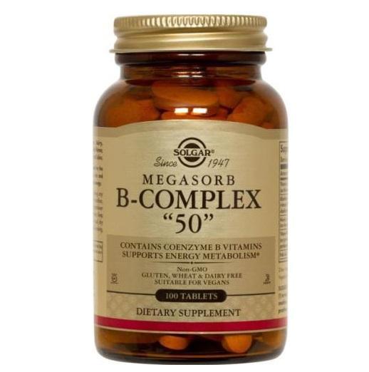 Solgar Megasorb | B-Complex 50 (100 Tablets) | Lazada PH