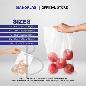 Siangplas Clear Lunch Bag