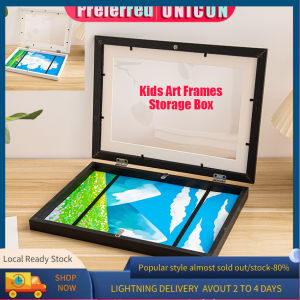 Hanging Kids Picture Storage Frame 8"/A4 Magnetic Art Projects Organiser for Home Room Decoration