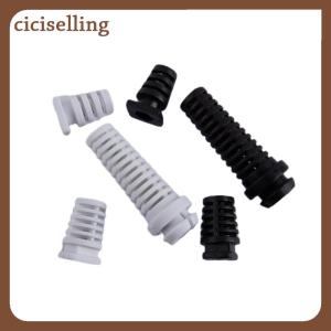 [ciciselling] 10pcs 4.6 5.2 6mm Cable Gland Connector Rubber Strain Cord Boot Protector