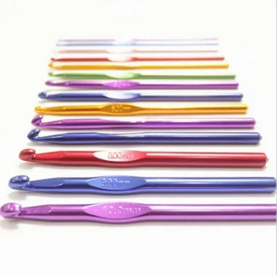 [12pcs] 2-8mm Crochet Hooks Needles Set for Knitting and Weaving