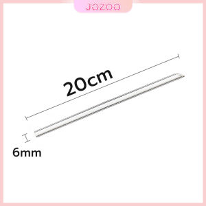Jozoo Clear Glass Straw Resistant Transparent Glass Straw 20cm Length