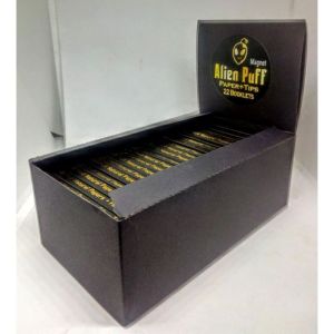 ALIEN PUFF Black Gold Magnet Clost Papers & Tips