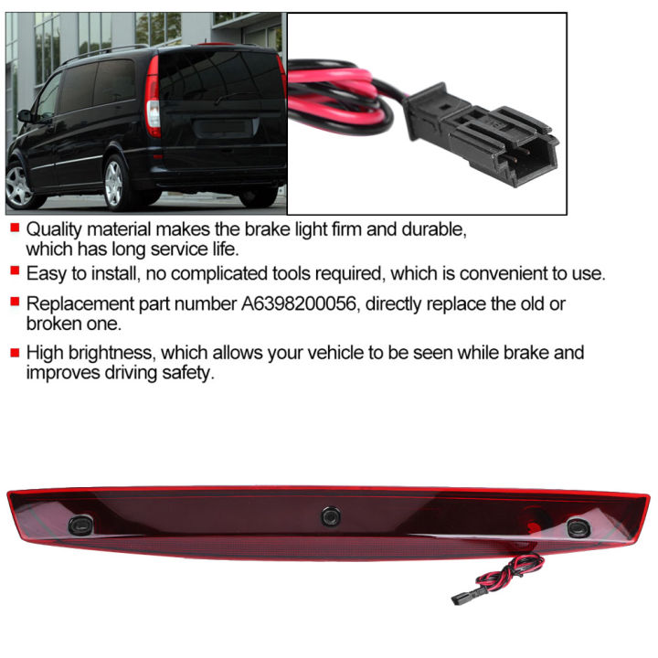 Brake Light Auto Car High Brake Light HighMount Stop Lamp Fits for