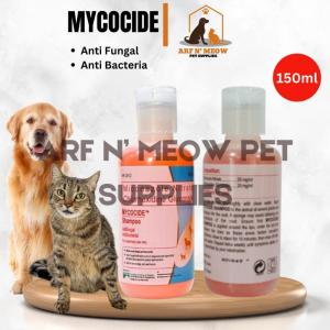 150ml Mycocide Shampoo Anti Fleas and Tick Veterinarian Recommended Shampoo Dog Cats Dogs All Stages
