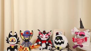 Hazbin Ho Plush Helluva Boss Vaggie Alastor The Circus Fat Nuggets Dolls & Stuffed Toys Kid Gift Home Decor Toys for Boys Girls