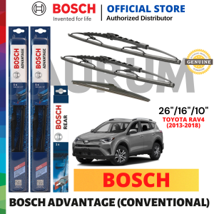 Bosch Advantage Wiper Blade set for Toyota Rav 4 2013-2018 (26/16/10) 3pcs