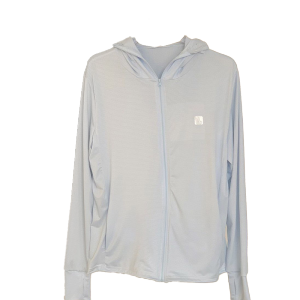 Jaket Anti UV Wanita Topi Besar Airy Jaket Sport Hoodie Olahraga UPF50+