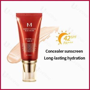 [MISSHA] M Perfect Cover BB Cream SPF42 PA+++ 50ml | No.21/23 Shades Brighten Natural Tone BB Cream - Long-Lasting Hydrating Oil-Control Formula for All Skin