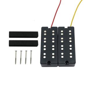 4 Strings Electric Bass Guitar Pickup Double Coil Bass Pickup Ceramic Magnet for Electric Bass Guitar Replacement Part