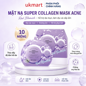 Combo 10 Miếng Mặt Nạ Banobagi Super Collagen Mask Wrinkle Improvement & Brightening Backhead
