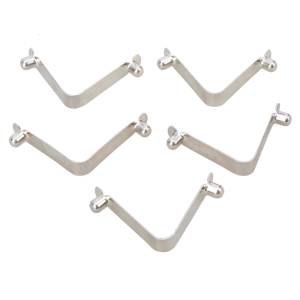 5Pcs Kayak Mái Chèo Snap Kẹp lò xo V Hình Định Vị Mùa Xuân Tấm cột lều Clip khóa ống Pin Dễ Dàng Để Sử Dụng