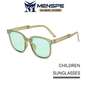 MENSPE Childrens Sunglasses Foldable Sunglasses Boys and Girls Glasses UV400 Protection Kids Fashion Sunglasses Parent-child Sunglasses With Glasses Case