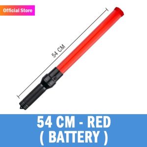 NARIO MALAYSIA 54CM Safety Baton Glow Stick LED Traffic Safety Vest Belt Baton Flash Warning Baton Light Stick Lampu Stik Trafik 指挥棒