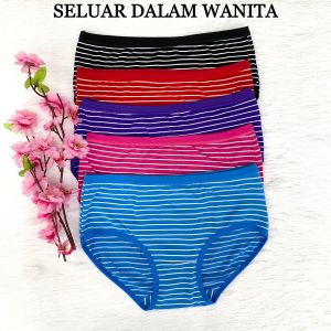 ￼[READY STOCK] 3 PCS 1 SET M-6XL LADIES PANTIES / SELUAR DALAM WANITA PLUS SIZE