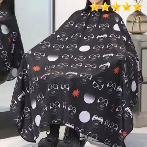 Hairdressing Cape Haircut Gown Waterproof Cloth with Anti-Static Lining for Precision Fades