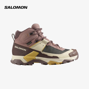 SALOMON Ultra 5 Mid Gore-tex Women Outdoor Shoes in Burlwood / French Roast / Rattan