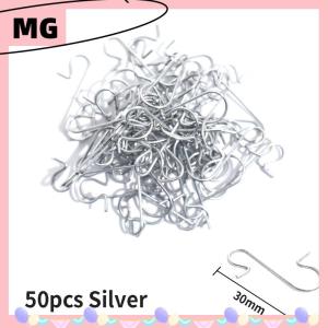 【Magical House】[ New Hot Fashion] 50pcs Christmas Ornament Metal S-Shaped Hook Holders Christmas Tree Ball Pendant