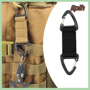 [Epih] Outdoor Camping Carabiner Hook Hiking Webbing Buckle Belt Clip Hanging Keychain Carabiner Climbing Survival Equipment