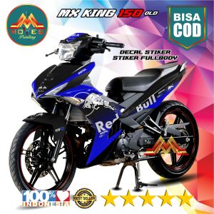 BISA COD / BAYAR DI EMPAT Decal stiker full body decal stiker jupiter mx king 150 old 2017 motif redbull