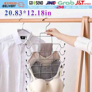 Magic Hanger Gantungan Baju Multifungsi 8 Layer Gantungan Hanger Baju Magic 9 in 1 Besi Stainless Kuat
