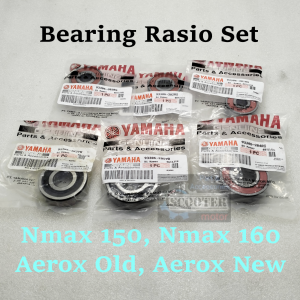 Bearing Rasio Set 2DP Yamaha Nmax 155 160 Aerox 155 Old New Connected Kualitas original Presisi Tidak bunyi dan Awet Laher Klahar (Bisa Cod)