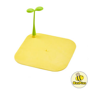 MaxPlus Thick Silicone Floor Drain Deodorant Cover Bathroom Deodorant Insect-Proof Bean Sprouts Shape