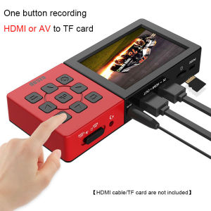 Ezcap273 1080p60 HDMI AV Video Capture Card Audio Mixing One Key Record To TF Card No Need Laptop PC