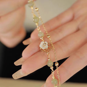 C.three Double Small Flower Bracelet Women Summer Niche Ins Best Friend Accessory Elegant High-end Gift