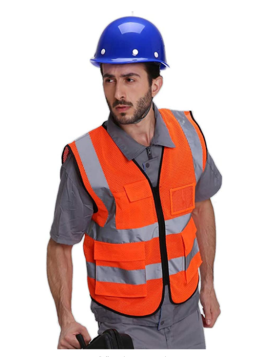 Hi Vis Vest Construction Worker Reflective Jacket Reflective Vests
