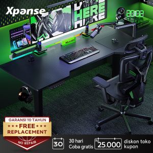 YISONG Meja Belajar Meja Komputer Meja Kantor  Gaming Kerja Elektrik Meja【Uji Coba Gratis 30 Hari】