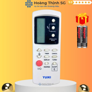 Điều khiển điều hòa YUIKI remote máy lạnh YUIKI - Tặng kèm pin - Hoàng Thịnh SG