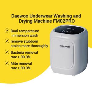 Daewoo 2025 new Washing Machine fm02 pro with dryer portable washing machine for baby clothes/Dayu food underwear washing machine