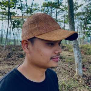 Topi Aesthetic Bahan Kulit Kayu Honay