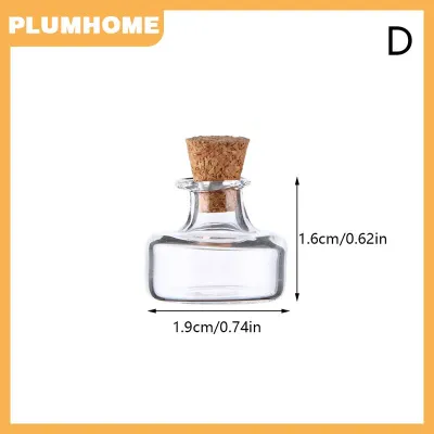 PLUMHOME 1:12 dollhouse Miniature แจกันแก้วขวดประสงค์ขวดเก็บขวดด้วยแจกัน Candy Jar รุ่น Doll House Decor