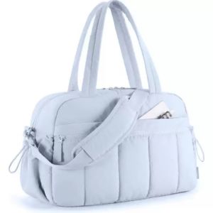 [SG STOCK]Large Capacity Travel Bag With Compartments Sports Fitness Bag Zipper Solid Color Wash Bag Outdoor Travel Bag
